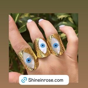 Evil eye ring